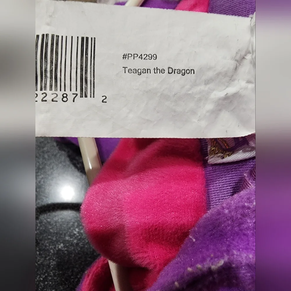 Purple and Pink Teagan The Dragon Kids Costume 18 Mo- 2T